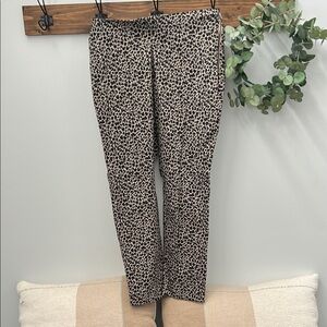 Leopard Print Women's ankle Pants